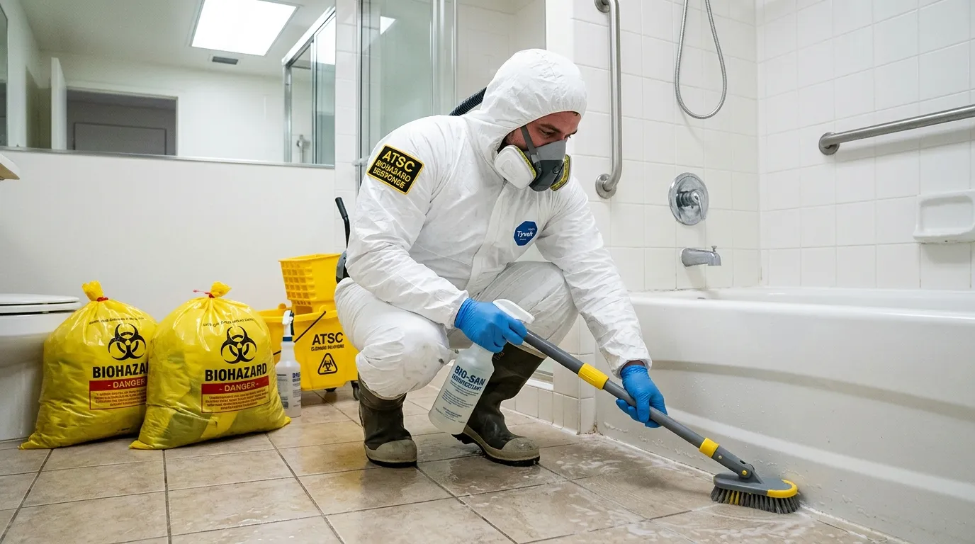 Decontamination equipment deployed for Blood Cleanup in Saraland